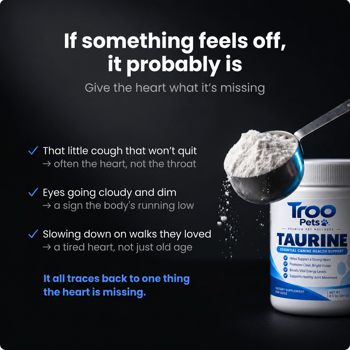 Troo Taurine: #1 Rated Taurine by 2100+ Vets
